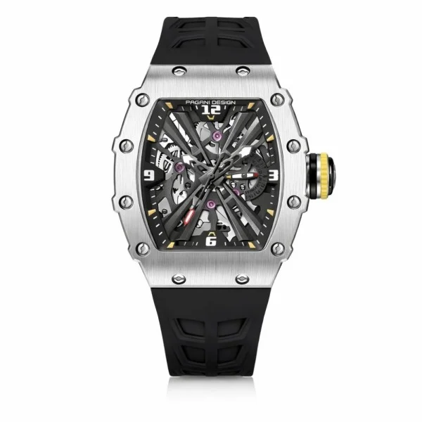 Чоловічий годинник Pagani Design PD-1738 Silver-Black фото 1